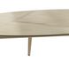 Tuner 54 X 25.75 inch White / Antique Brass Coffee Table